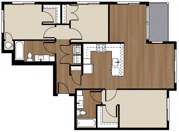 Queen Floor Plan 8